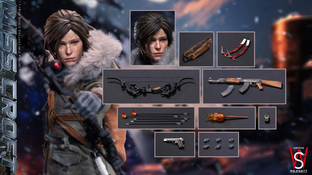 Pre-sale SWTOYS 1/6 MISS CROFT Lara FS077 Action Figure