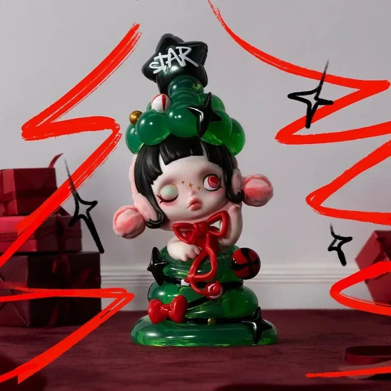 POP MART SKULLPANDA Кажи ми какво искаш серия Blind Box играчки Kawaii аниме екшън фигурка изненада мистериозна кутия кукли момичета подарък