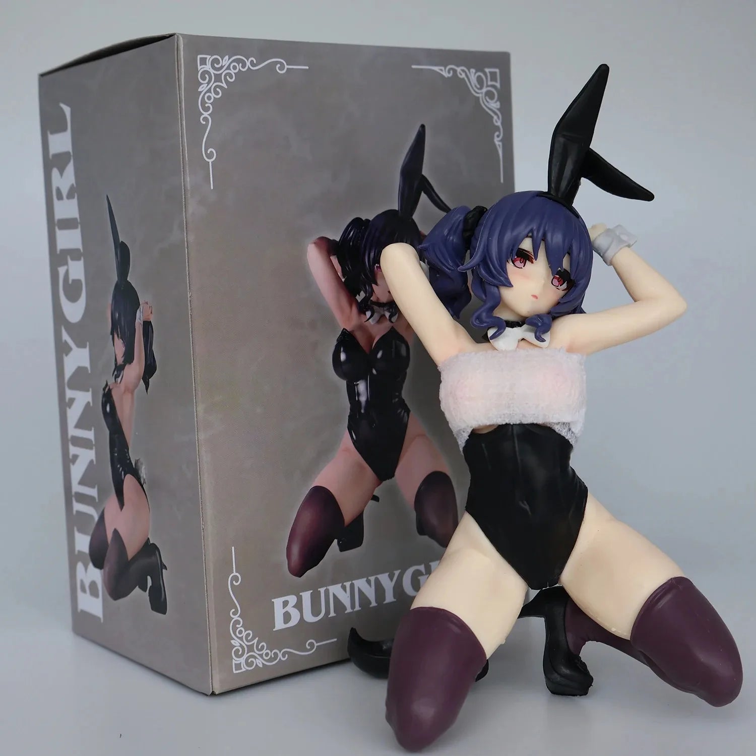 17CM Bfull Mocha-chan Cute Bunny Ver Sexy Gril Action Figures PVC Hentai Collection Doll Model Toys Festive Gift Anime For Adult