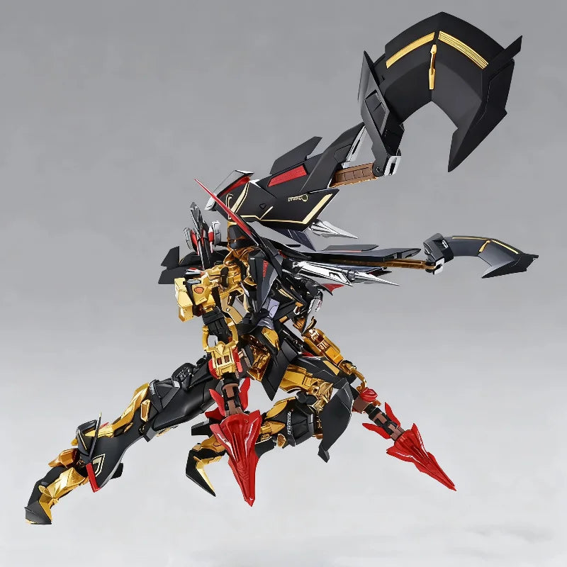 HG 1/144  Astray Gold Frame Assembly Model Kit Action Figures With Flight Pack Weapons Set Desktop Ornament Gift Collection Toys