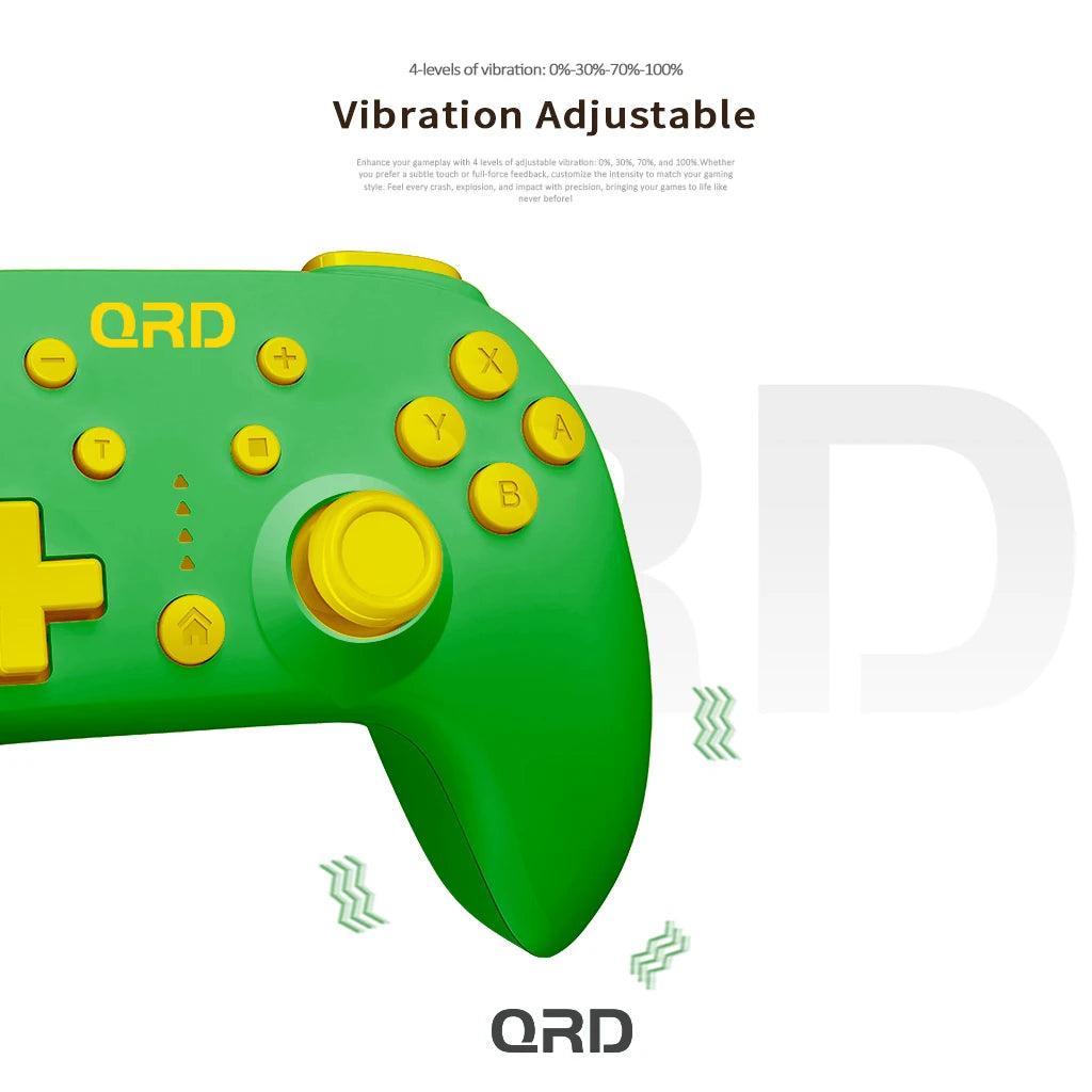 New QRD Junior E5 Wireless Gamepad for Switch 2 Switch/OLED/Lite/Android/iOS/PC Mini Bluetooth Controller Candy Color かわいい