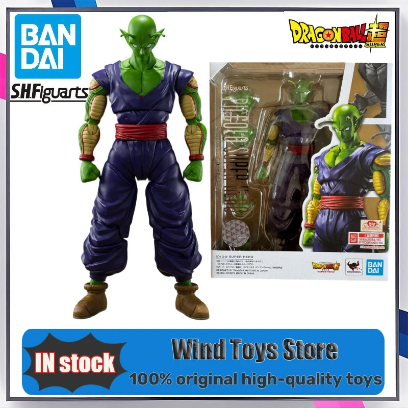 IN STOCK 100% Original Figure Dragon Ball Model Kit Anime Figures SHF Piccolo Collection of Super Heroes Figure Action Model