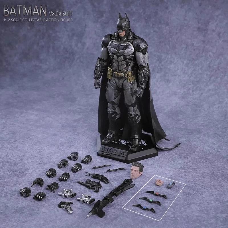 Original LPZZ Toys Arkham Knight Action Figure V8.04 Suit Batman Figures 002 Deathstroke DC Multiverse Superman 1/12 Statue