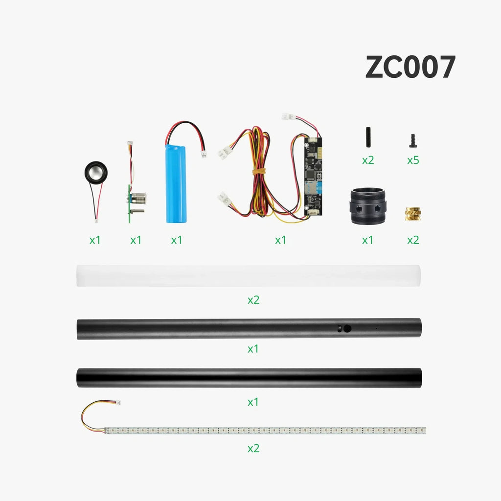 For BambuLab 1:1 Ruyi Jingu Bang Wukong Staff Weapon Motion-Activated Sound and Light Props Kit for AAA game Black Myth: Wukong