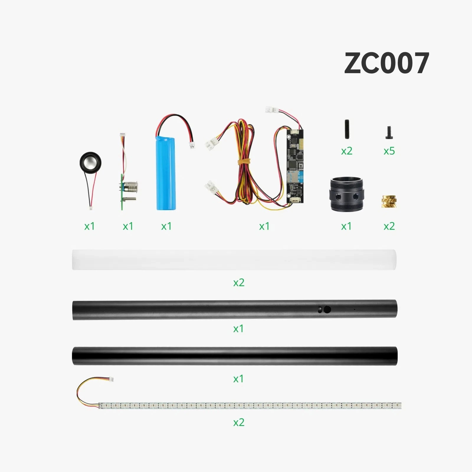 For BambuLab 1:1 Ruyi Jingu Bang Wukong Staff Weapon Motion-Activated Sound and Light Props Kit for AAA game Black Myth: Wukong