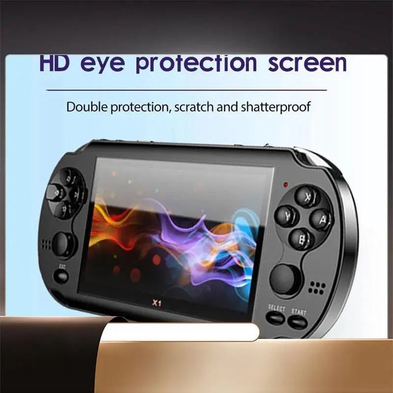 4.3 Inch Video Game Console 8G 10,000 Games 128 Bit For PSP Game Console For GBA GBC PS1 10 Simulator Game Controller-N35R