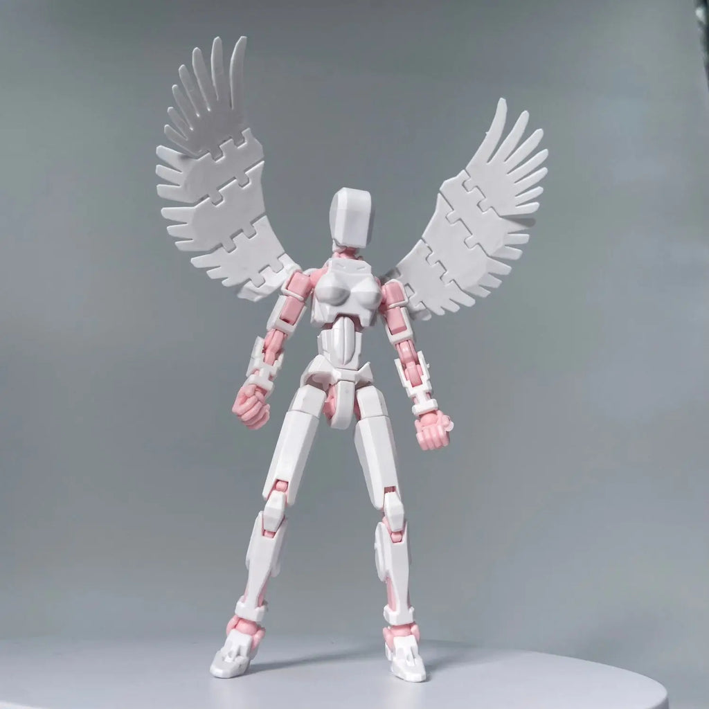 Dummy13 Series Eight-Winged Angel Colorful Hand Office Cheap Three-Dimensional Multi-Joint Movable Action Figure Assembly Model