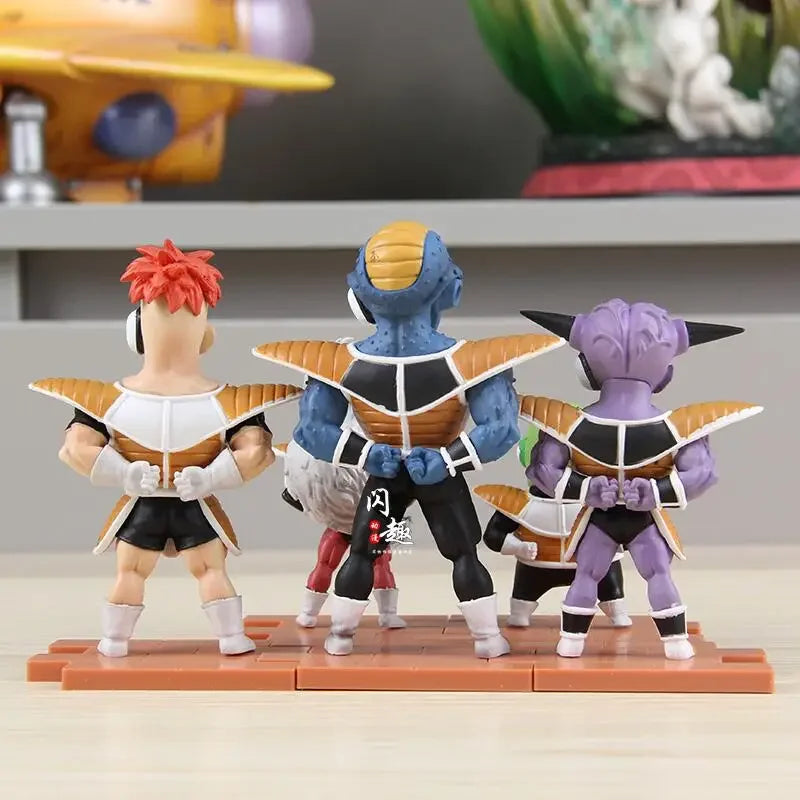 5 Pcs Dragon Ball Z Anime Figure Ginyu Force Figures Ginyu Recoom Jeice Burter Guldo Gk Action Figurine Pvc Statue Models Toys