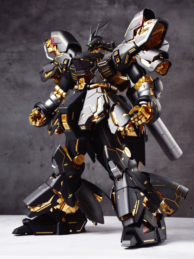 DABAN MG 1/100 Model MSN-04 SAZABI Ver .KA Black Special Coating Plating Mobile Suit Kids Toys Assemble Model