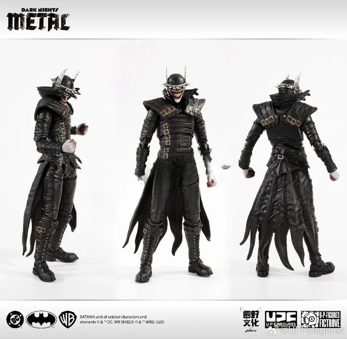 In Stock 24 Hours Delivery Brand New LPZZ U-P-Fineguures The Batman Who Laughs in The Dark: Metal DC Figure 1/12 Toy Gift