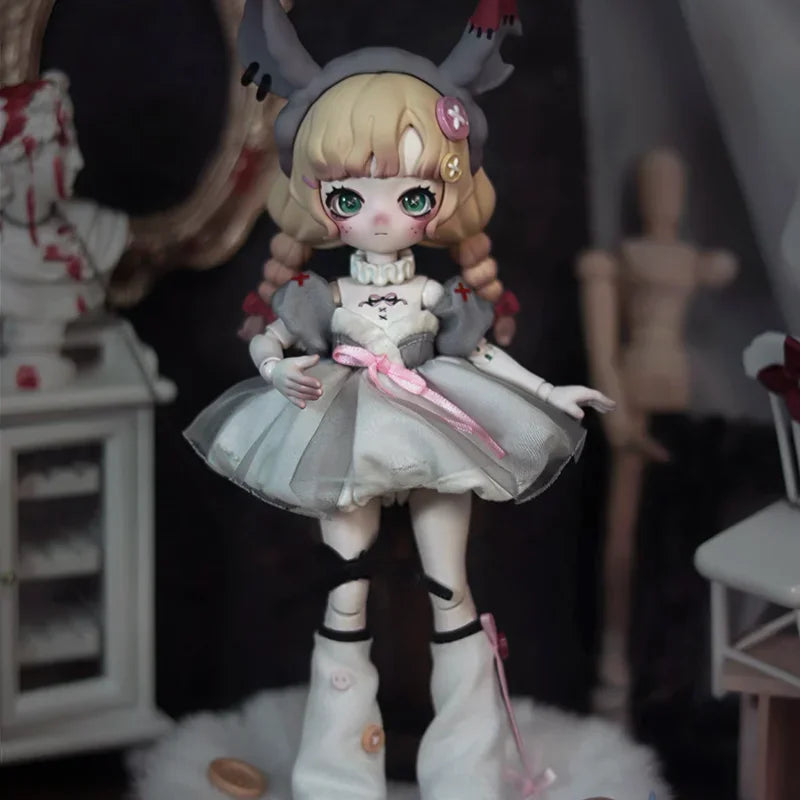 NYSSA Bizarre Nightmare Series 1/12BJD Готически стил Blind Box Toys Kawaii Anime Фигурка Изненада Мистериозна Кутия Кукли Момичета