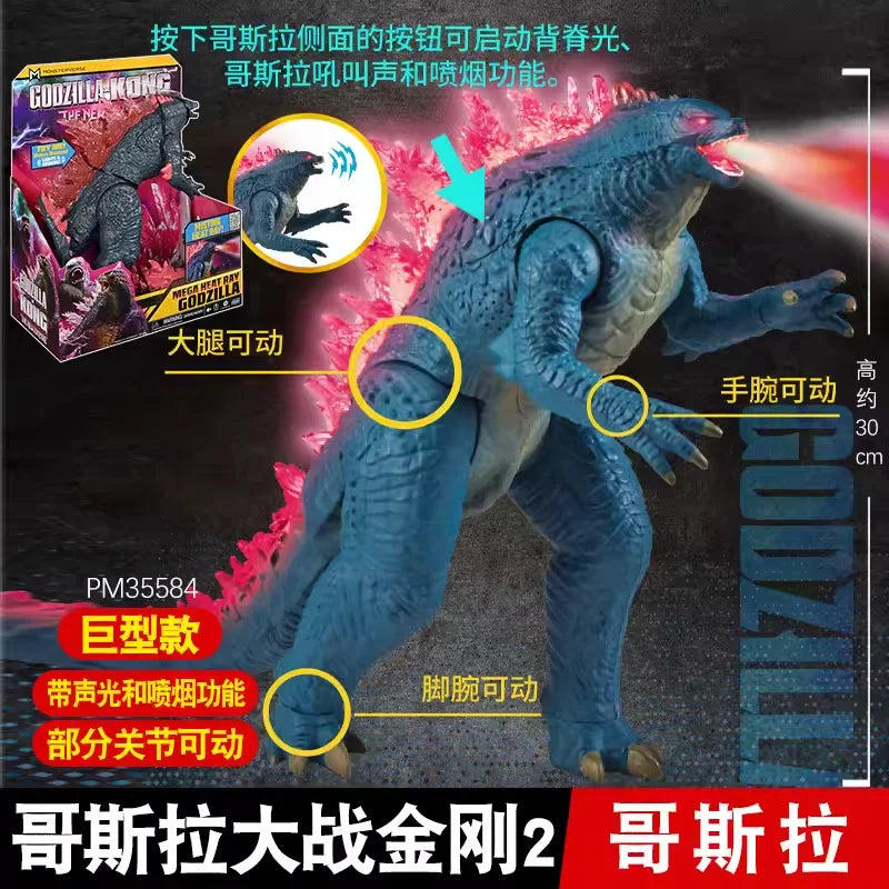 Monsterverse Godzilla X Kong The New Empire Rodan Action Figures Skar King Shimo Mothra Tiamat Rodan Titanus Scvlla Model Toys