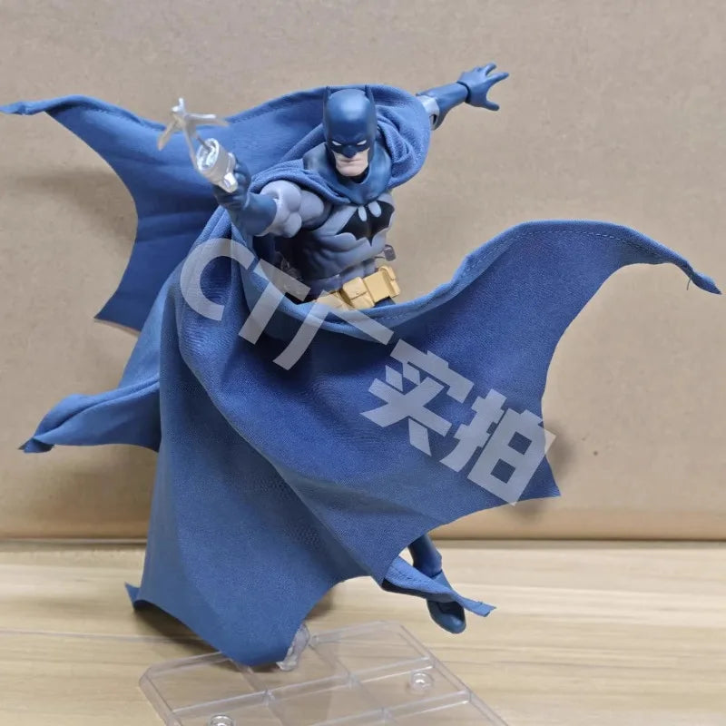 2025 New CT Toys Batman Action Figure Hush Blue Mafex 105 Black Version Bat Man Anime Figurine Model Collection Kid Toys Gifts