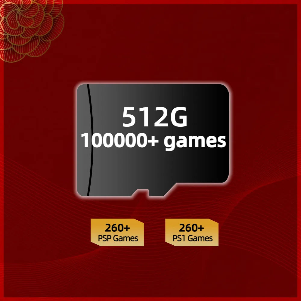 Game Card For Anbernic RG353M Memory TF Plug&Play Pre-install Retro Games PSP PS1 Arcade SD portable High Speed Card 1Tb 512G