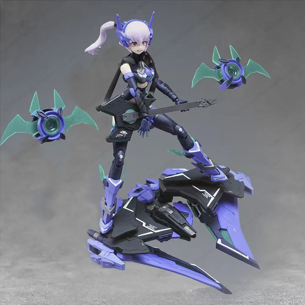 Nuclear Energy Matrix Cyber Forest Fantasy Girl Cyber Sound Blast Bat Assembled Action Doll Model