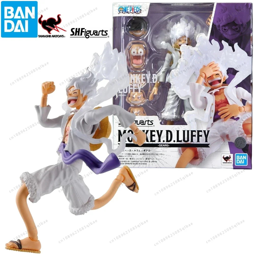 In Stock Bandai S.H.Figuarts Shf Monkey D. Luffy Gear 5 Zoro Sanji Yamato Trafalgar Addition Action Figure Collection Toy Gift