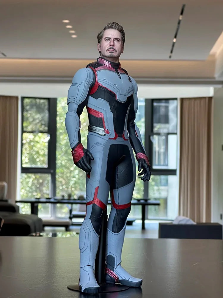 Hottoys 1 Sixth Scale Tony Stark Suit Action Figure Avengers Endgame Avengers Team Collectible For Movie Fans Collectors Gift