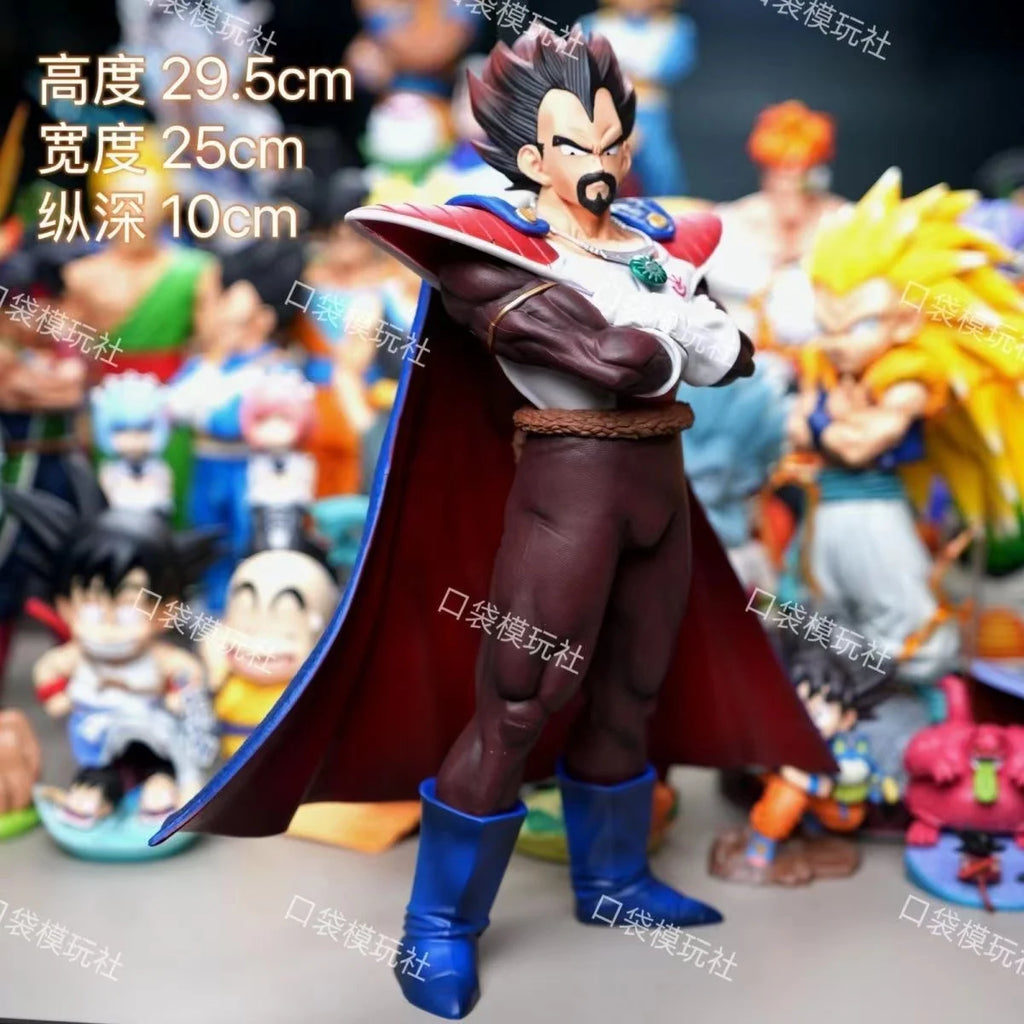 Auf Lager Dragon Ball King Vegeta Figur Actionfiguren 29,5 cm PVC-Statue Sammlung Modell Spielzeug Geschenke