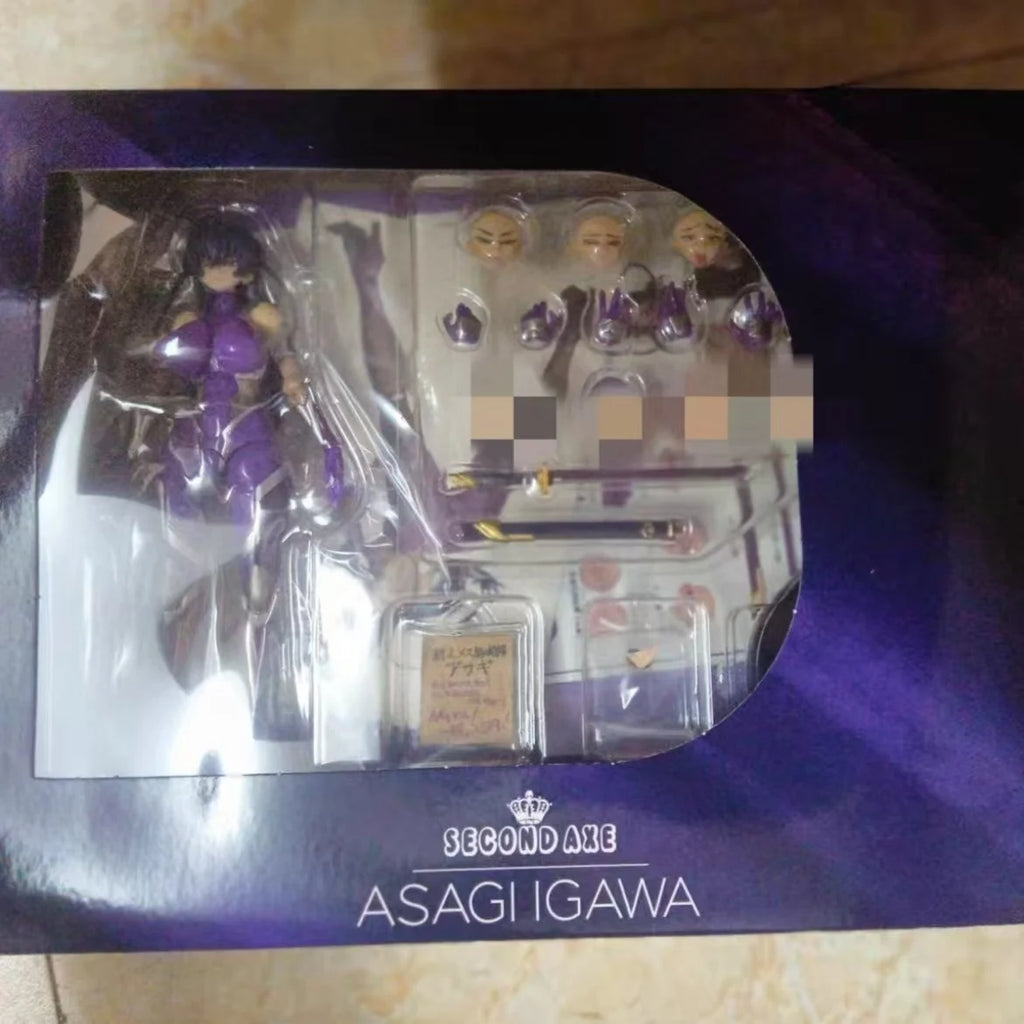16cm Taimanin Series Second Axe Asagi Igawa Action Anime Figures Native Rocket Japan Verison