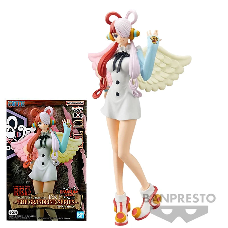 Bandai Original Japan Anime ONE PIECE Glitter  Glamours Theater Version RED UTA Action Figures Collectible Doll Boy Gift Toys