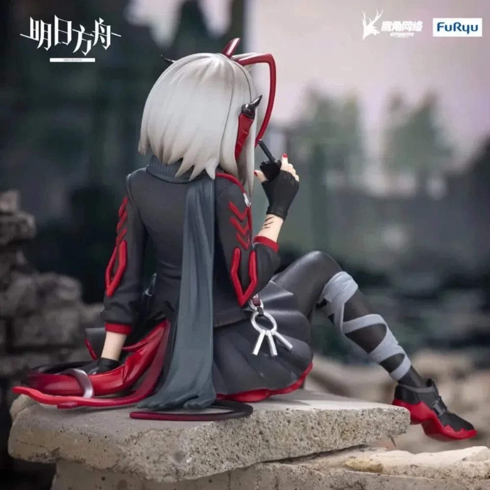 In Stock FuRyu Original Genuine Anime Game Arknights Wiš'adel W Noodle Stopper Figure 12cm Collections Model Toy Figures Gift