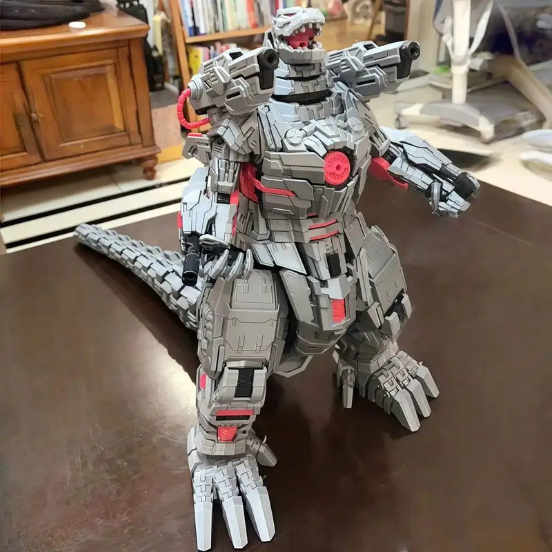 Налична 3D печатаща машина Godzila, подвижен монтаж и завършен продукт, механично чудовище, подарък за деца, декорация за настолни компютри