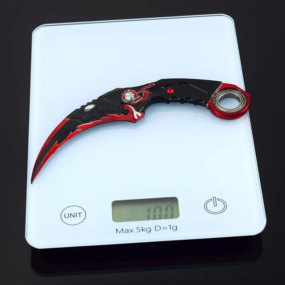 18 см/7,08 Фигурка за игра Син дракон Златен дракон Нок, керамбит, Метални занаяти Орнаменти Декорация Подаръци, Екшън фигурка