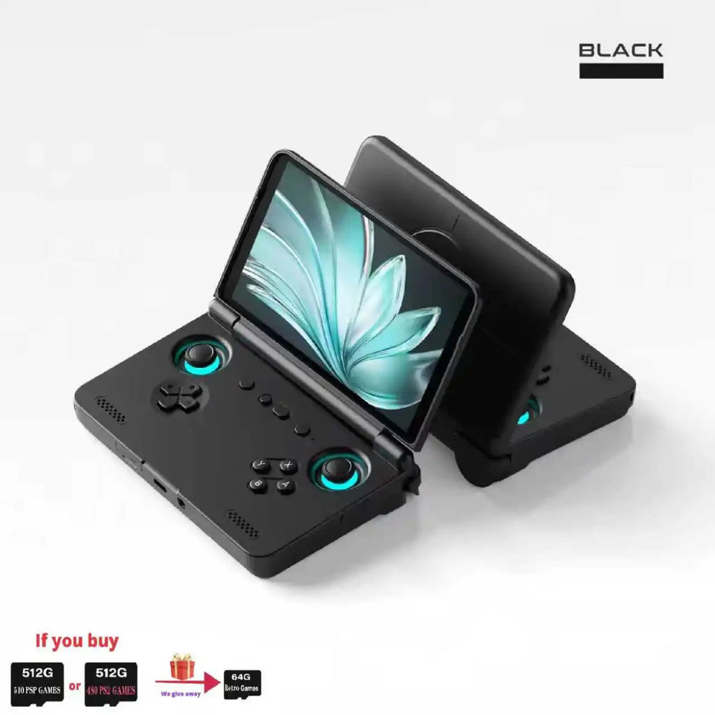Retroid Pocket Flip 2 Video Game Console Retro Handheld Game Console SD865 8G+128G 5.5Inch AMOLED Touch Screen Android13 PSP PS2