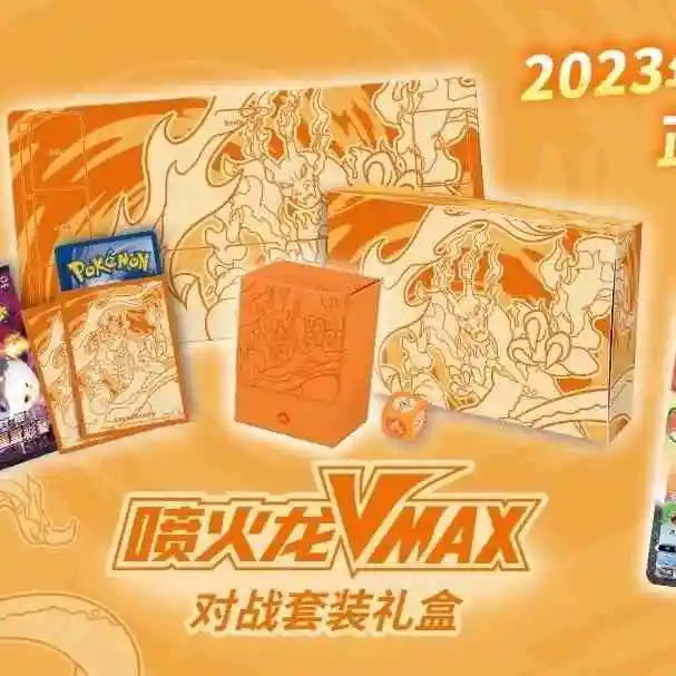 Original PokéM0n Trading Ptcg Cards Game Simplified Chinese 8.0 Charizard Vstar Mewtwo Collect Suit Gift Box Child Gift In Stock