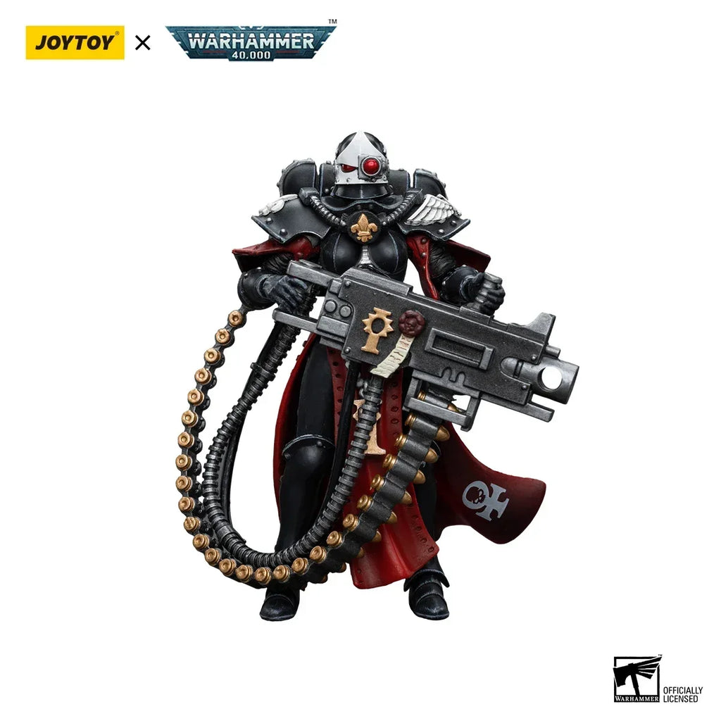 JOYTOY Warhammer 40k 1/18 Action Figures Anime 10.7cm Adepta Sororitas Retributor with Heavy Flamer Collection Model Toys