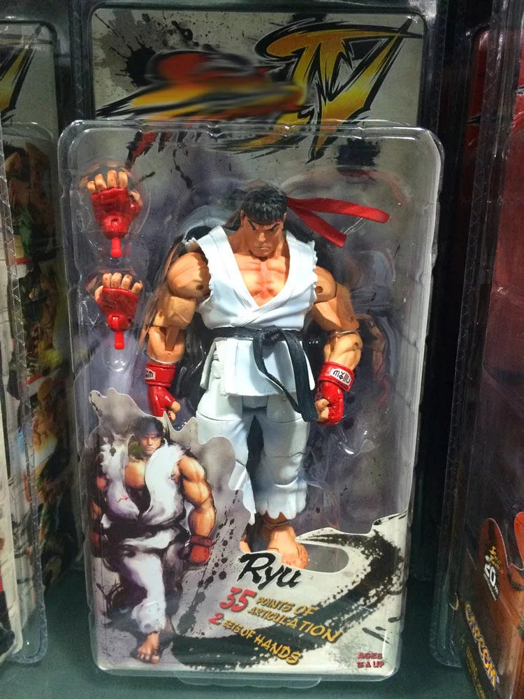 NECA Ken Ryu Figure Chun Li Hoshi Akuma Chunli Gouki Guile Action Figure Toy Doll Gift Movable Decoration Birthday Gifts