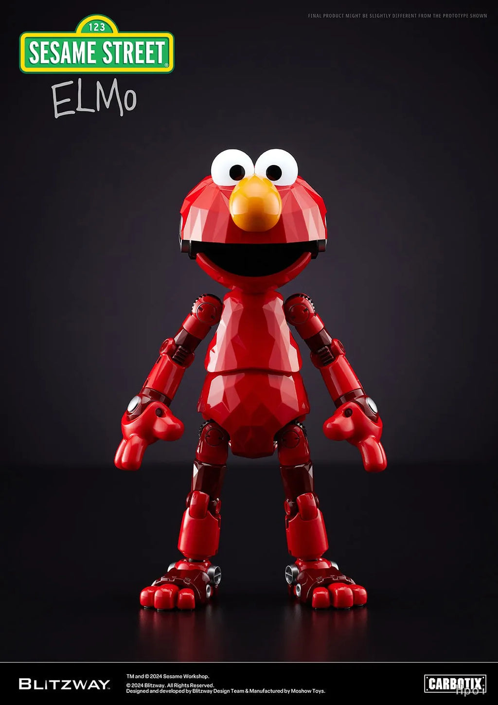 【Original】MOSHOWTOYS BLITZWAY ELMO Mecha-Complete Action Figure Model Toy