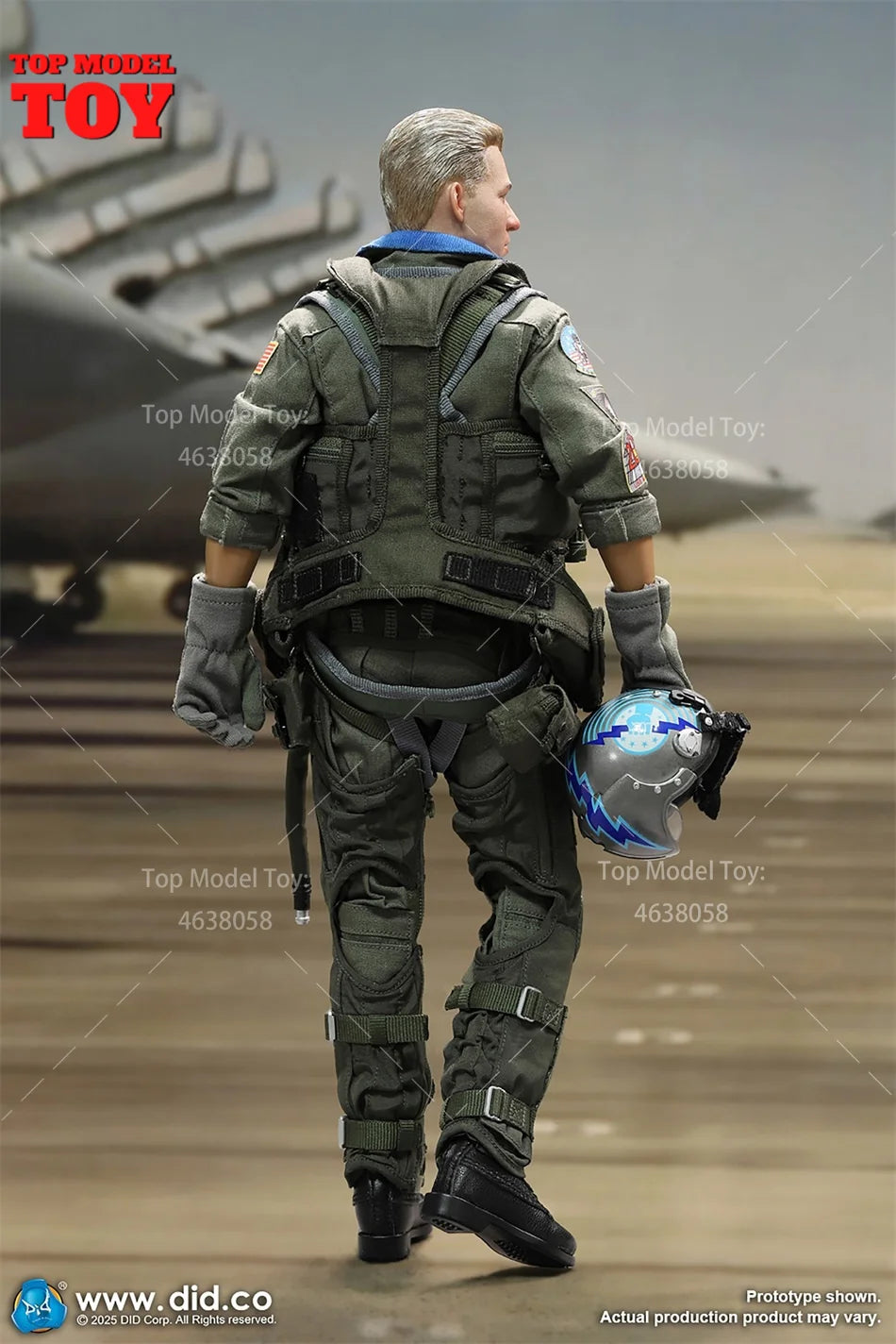 DID MA80182 1/6 Scale Men Soldier American F14 Pilot - Tom And Nick Full Set 12-inches Action Figure Model Doll Fans Gifts