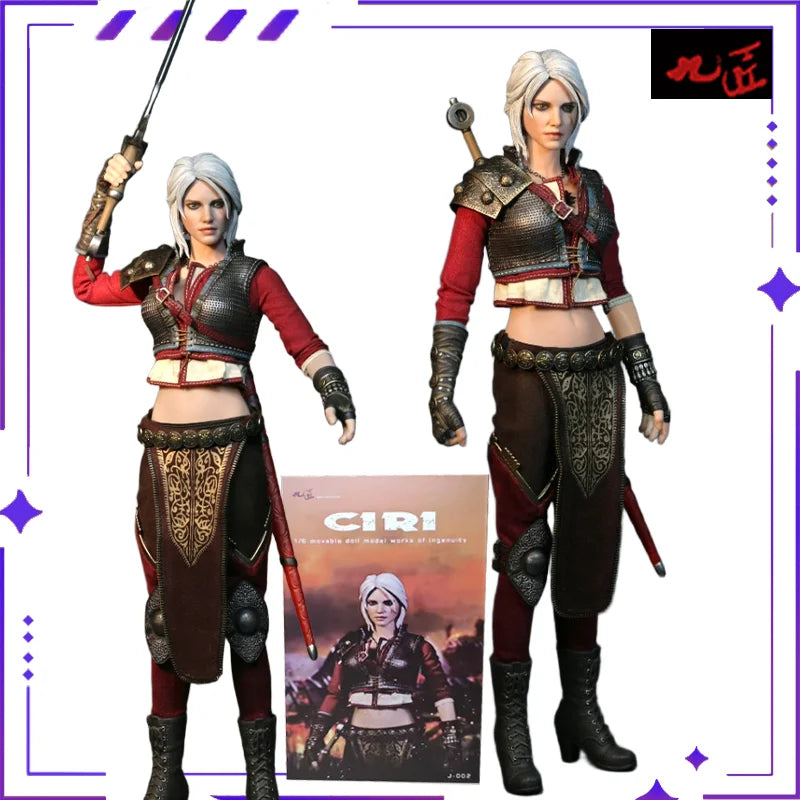 【 in Stock 】 Nine Craftsmen Original 1/6 Soldier Hunter Ciri Armor Edition 12 Inch Mobile Doll Model Handmade ToyGift Collection