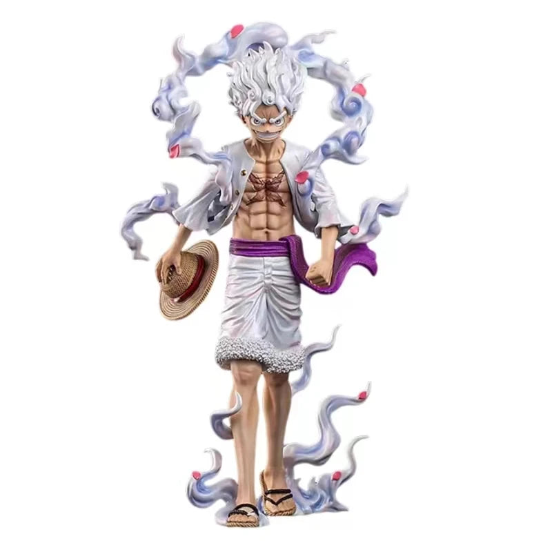 23cm One Piece Anime Pop Monkey D Luffy Action Figure Anniversary Model Gear 5 Nika Luffy Pvc Statue Doll Collection Toys Gift