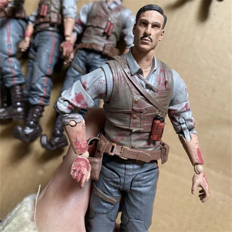 15cm COD call dr Edward soilder action Figure joint Dolls PVC kids collection duty war Richtofen model toy