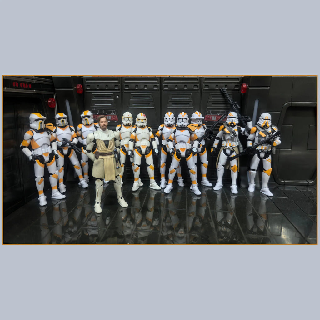 Star Wars 3.75 Inch  Clone Trooper 1/18 Airborne 501st 212th 187th Legion  Shock Action Figure REX ARF P1 P2 Toys Model Loose