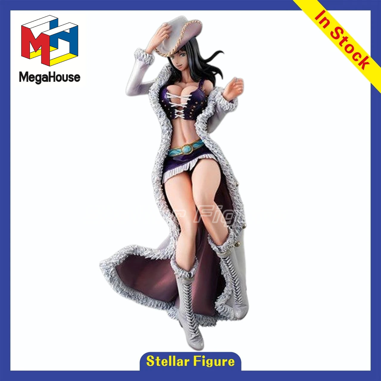 【SF】In Stock MegaHouse Portrait of Pirates Playback Memories ONE PIECE Nico Robin 1/8 Scale Figures Model Collection Gift