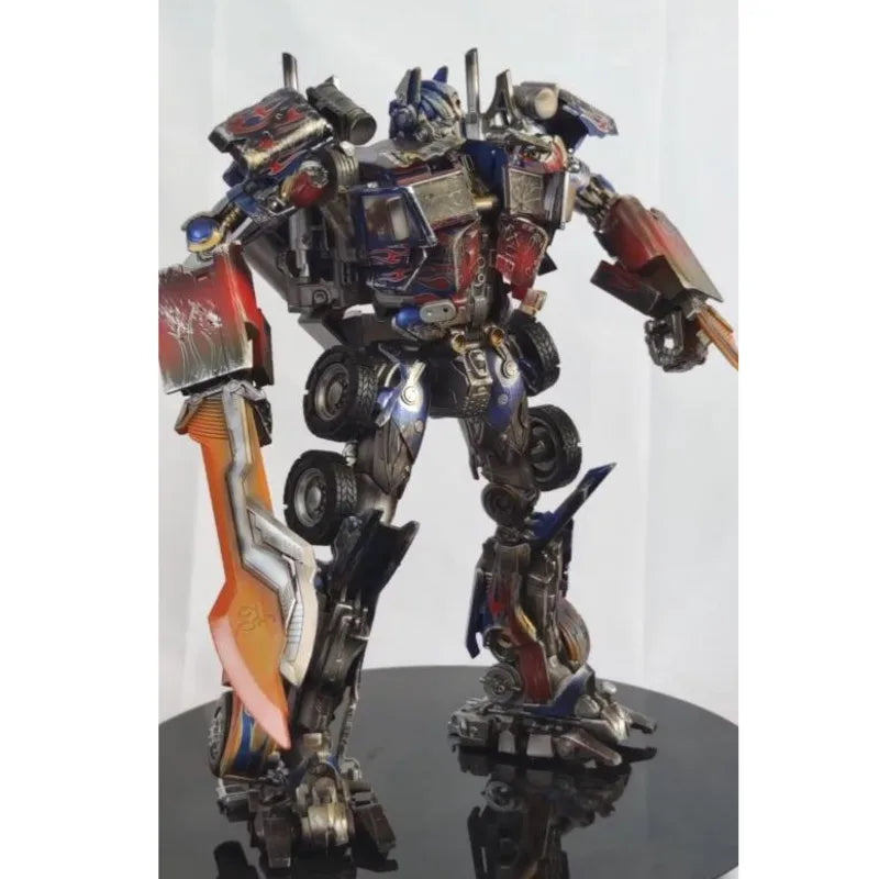 TOTOTOY BMB Custom Painted LS03 Battle Damaged Version Transformation Masterpiece OP Commander Action Figure Movie Model Car Toy