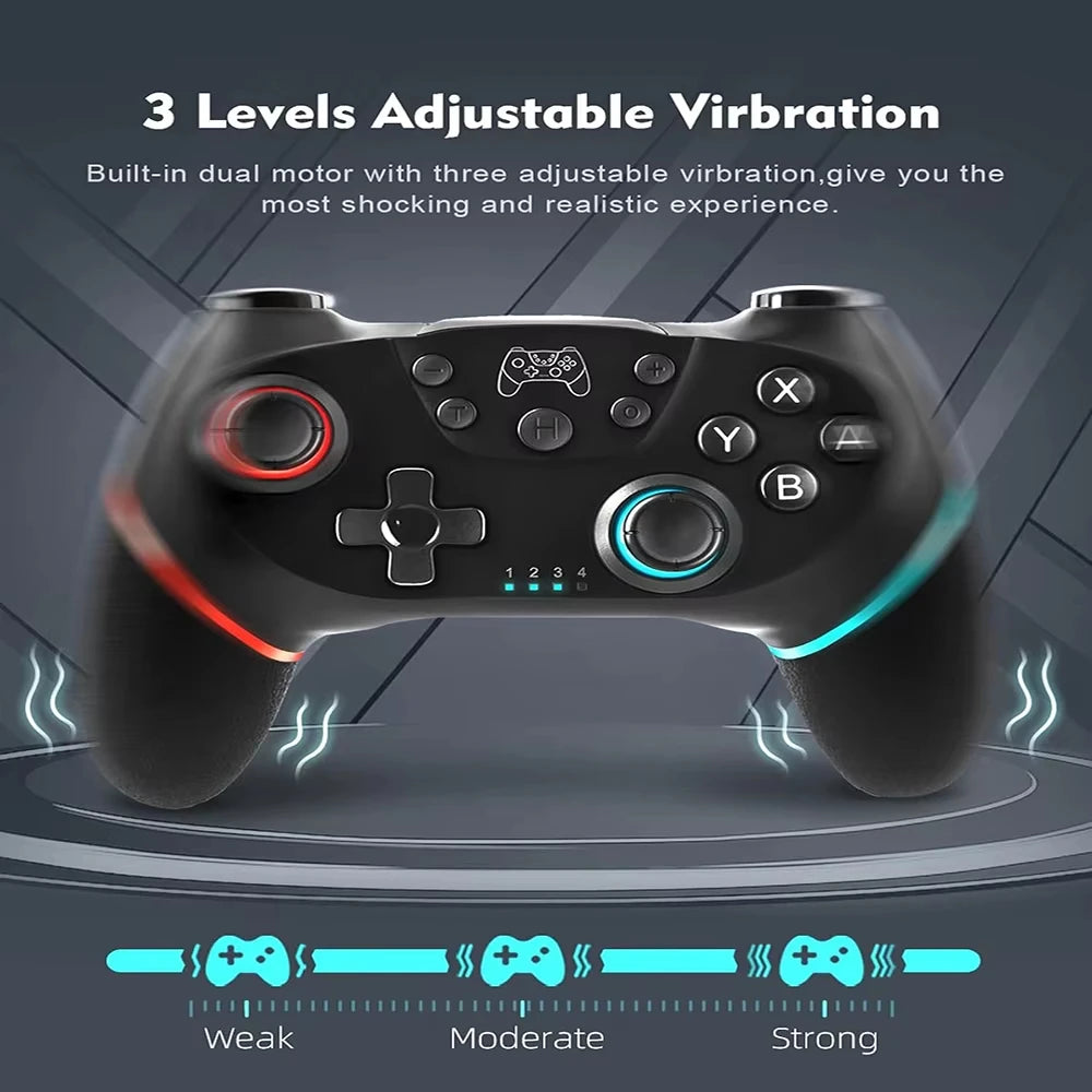 New Wireless Bluetooth-Compatible Controller For NS/NS Lite/NS Oled Console Gamepad Controle For Android Joystick with 6-Axis
