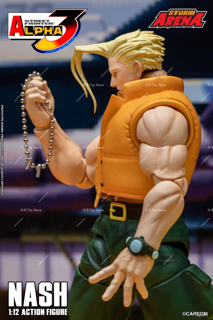 24-hour Shipping Original Arena Storm Original Toys Street Fighter ZERO3 NASH SFSA05 1/12 Action Figure Collection Toys Model