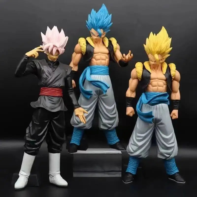 31CM Dragon Ball Z Super Saiyajin Der Pfirsichblaue Gogeta PVC Actionfigur Modell Spielzeug Desktop Decoraction Kinder Geburtstagsgeschenk