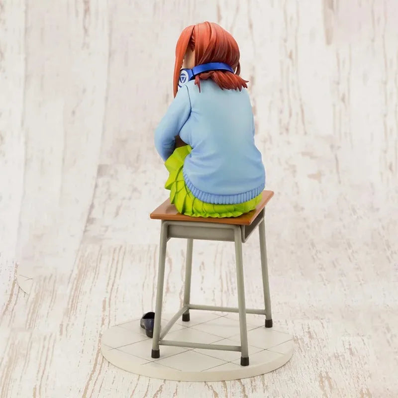 Anime The Quintessential Quintuplets Miku Nakano 1/8 Scale PVC Action Figure Anime Figure Model Toys Collection Doll Gift