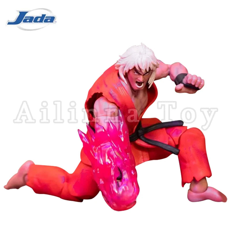 Jada Toys 1/12 6inch Action Figure Ultra Street Fighter II: The Final Challengers Violent Ken Anime Model
