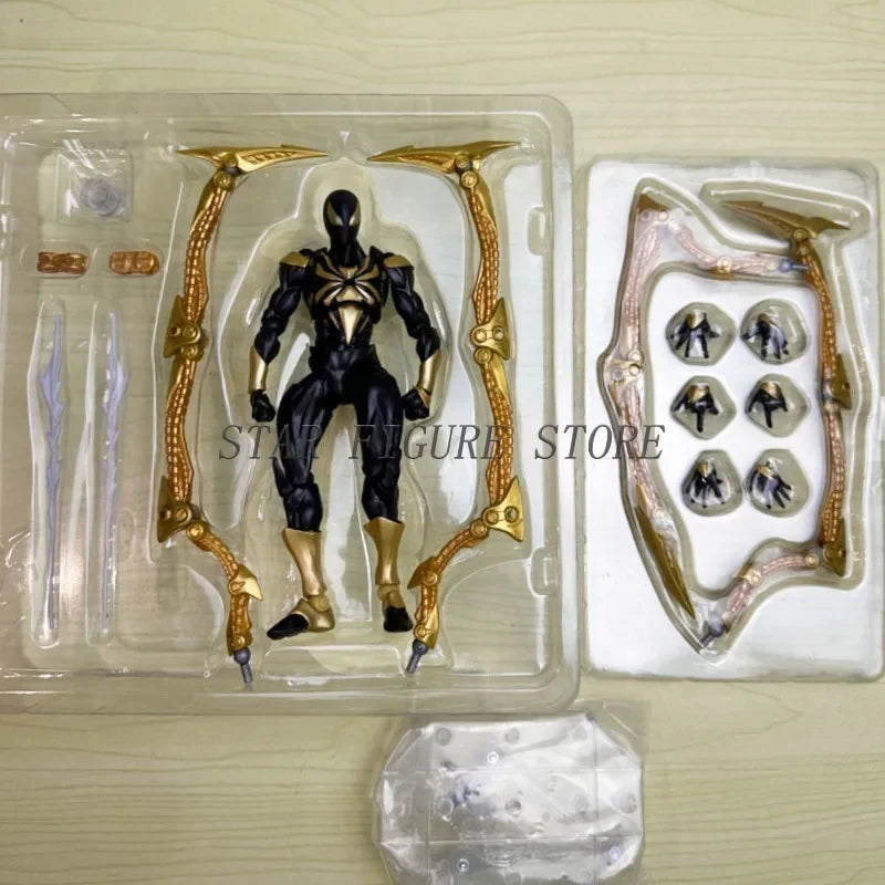 Erstaunliche Yamaguchi Arkham Knight Actionfigur Anime Bewegliches Sammlermodell Revoltech Arkham Asylum Bruce Wayne Figur Spielzeug