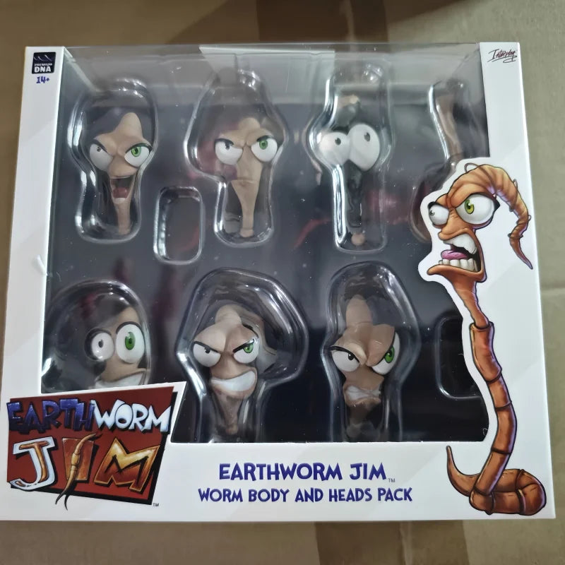Hot Original Earthworm Jim 2.0 Pdna 1/12 Psy Crow Bob The Killer Action Figure Worm Body Psy-Crow The Killer Collectible Toy