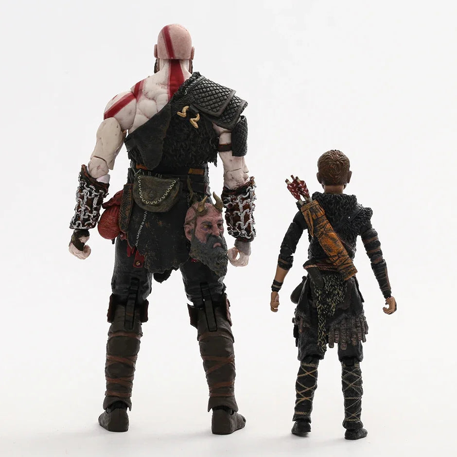 NECA God of War Kratos & Atreus Figurine Collection Action Figure Model Toy Gift