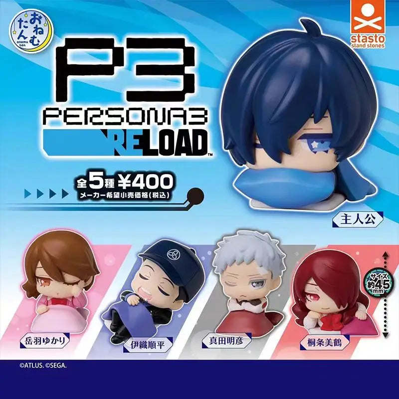 stasto Action Figures Model Persona Yukari Takeba Junpei Iori Sanada Kirijo Gashapon Official Genuine Collectable ornaments