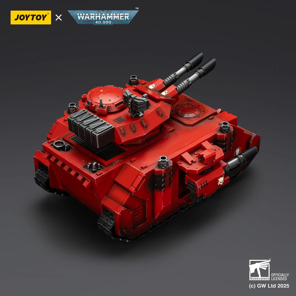 JOYTOY Warhammer 40K Blood Angels Predator Annihilator with Twin Lascannons Action Figure Toys Annihilator Model Fans Collection