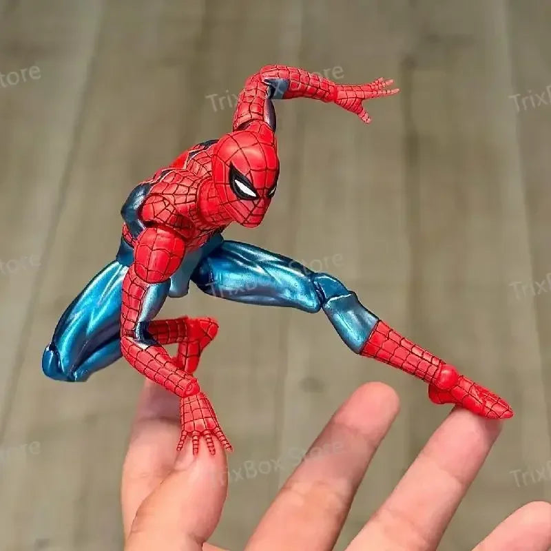 2026IN stock new CT toys 16CM Mafex 075 Spiderman Action Figure Spider Man Multiple Accessories Model Doll Toys Collection Gifts